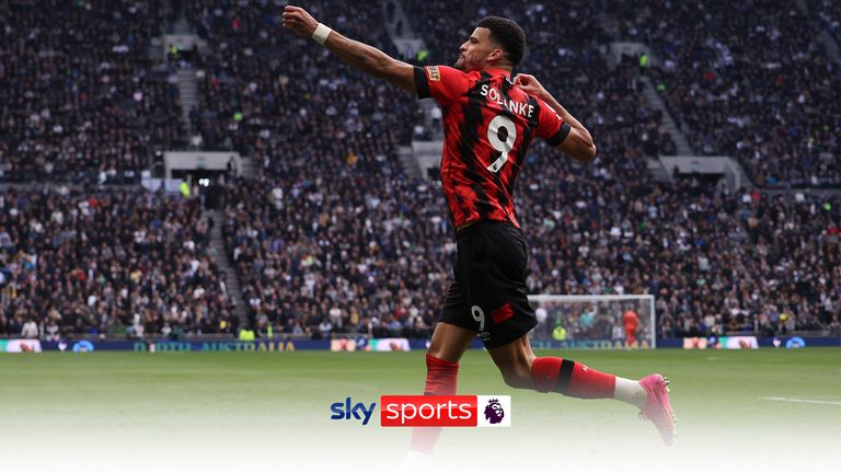 With Dominic Solanke being linked with a move in January, check out some of his best goals with Bournemouth in the Premier League.