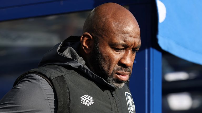 Huddersfield manager Darren Moore