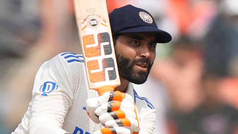 Ravindra Jadeja (81no) lead India's batting attack against England