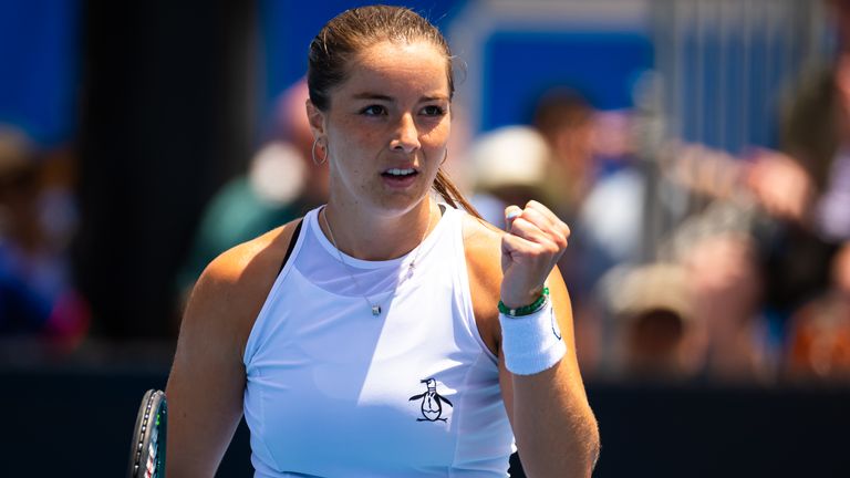 Jodie Burrage is through to her first ever WTA 500 quarter-final 