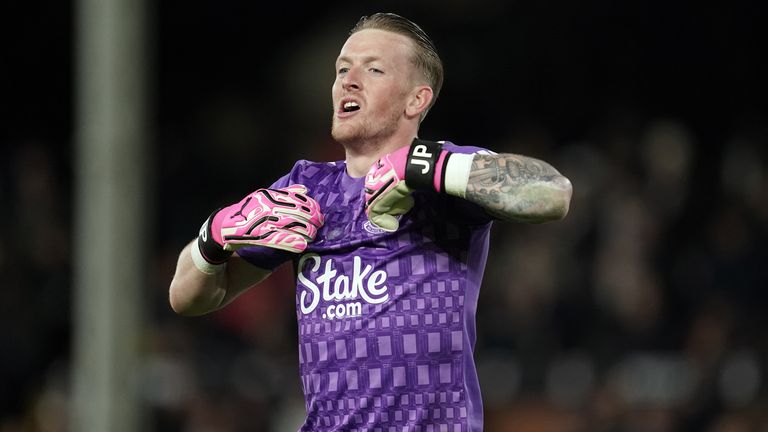 Jordan Pickford has produced another outstanding performance for Everton
