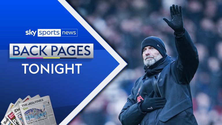 Back Pages: Who is will succeed Klopp at Liverpool? | &#39;He&#39;s irreplaceable&#39; 