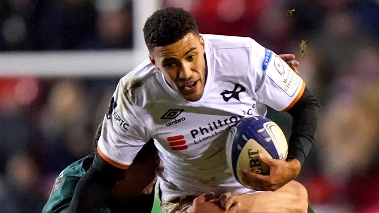 Leicester Tigers v Ospreys - Heineken Champions Cup - Mattioli Woods Welford Road
Ospreys' Keelan Giles is tackled by Leicester Tigers' Dan Kelly during the Heineken Champions Cup match at Mattioli Woods Welford Road, Leicester. Picture date: Friday January 20, 2023.