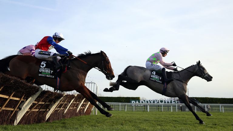 Lossiemouth cruised to victory in the Unibet Hurdle during the Festival Trials Day