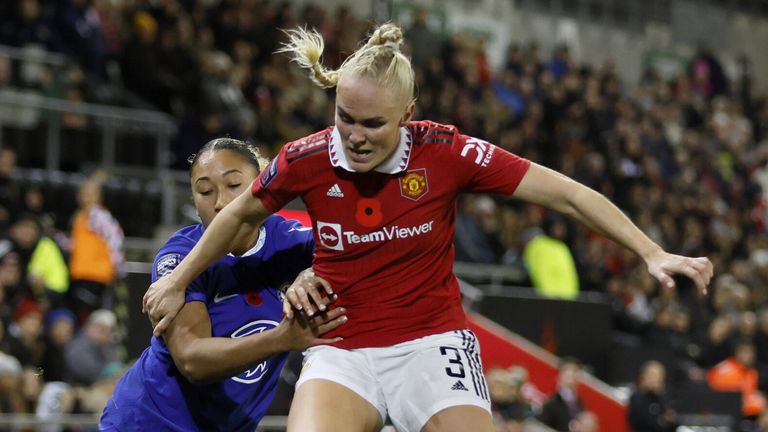 Maria Thorisdottir ใช้เวลาสองฤดูกาลกับ Man Utd โดยย้ายมาจาก Chelsea