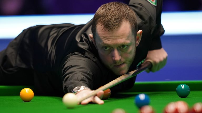 Mark Allen became the fourth player to land a 147 break at the Masters