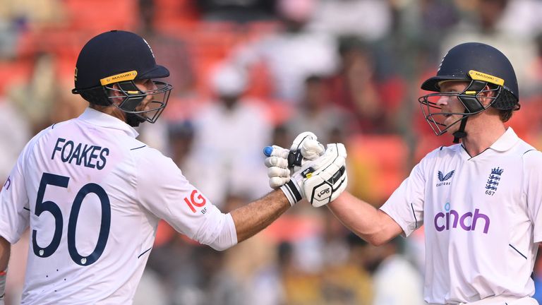 Ollie Pope and Ben Foakes found a way to bring England back into the game with their partnership