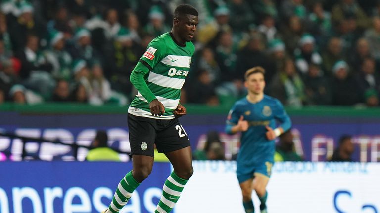 Sporting&#39;s Ousmane Diomande has been linked with Liverpool
