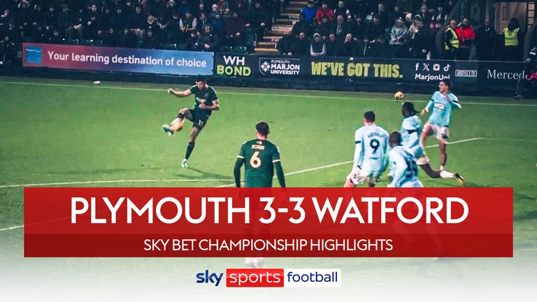 Plymouth 3-3 Watford