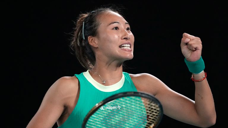Qinwen Zheng is in the form of her life going into Thursday's semi-finals at the Australian Open