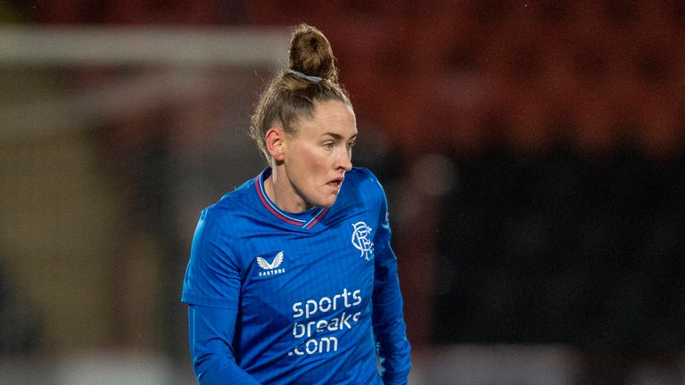 Rachel Rowe scored a double to move Rangers six points clear in the SWPL