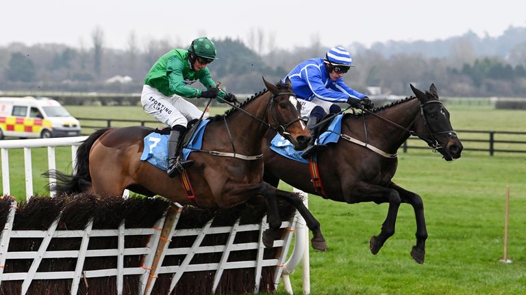 Readin Tommy Wrong and Daryl Jacob win the Lawlor's Of Naas Novice Hurdle 