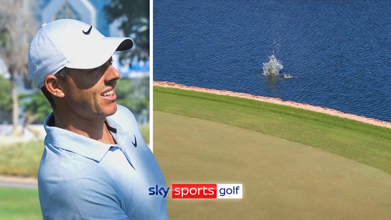 Rory McIlroy lands two in the water on same hole and wipes out four shot lead