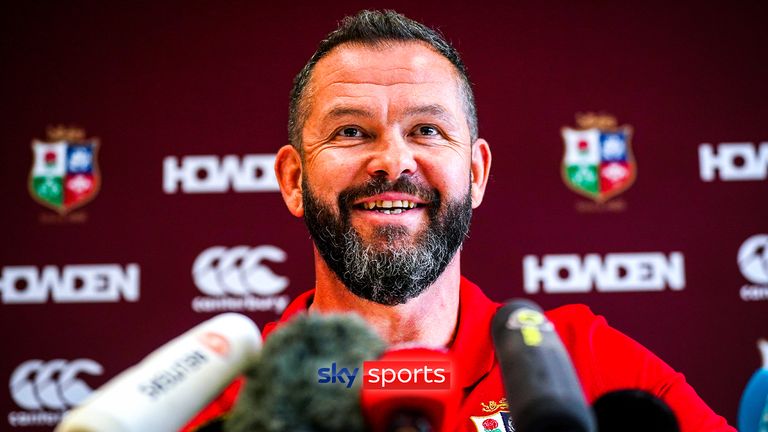 Andy Farrell says he is very honoured to have been confirmed as the British and Irish Lions head coac