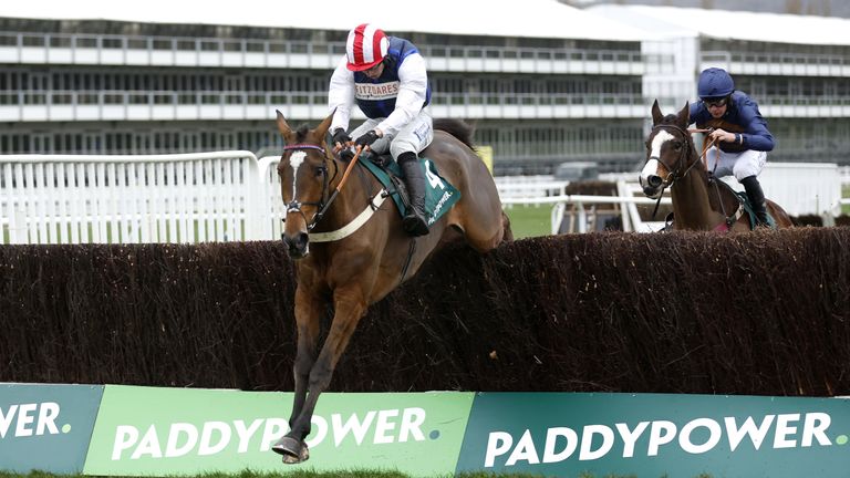 Shakem Up&#39;Arry on the way to victory at Cheltenham