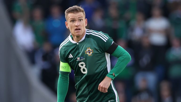 Steven Davis is Northern Ireland's most capped player
