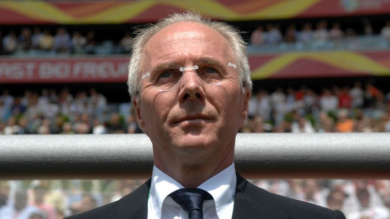 Sven Goran Eriksson managed England for 67 games from 2001 to 2006