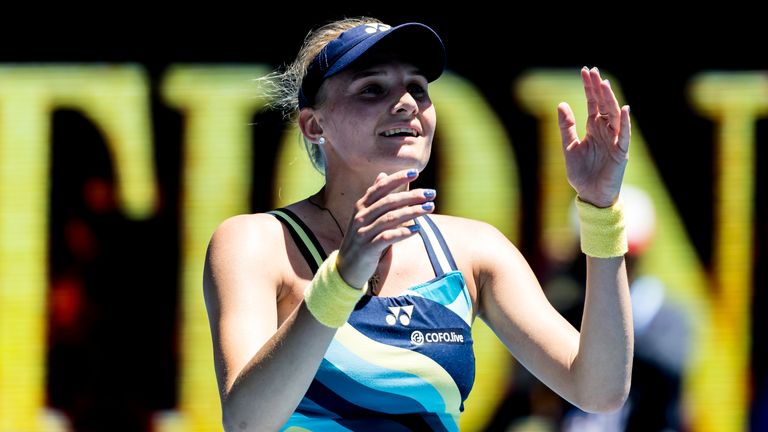 Dayana Yastremska is only the second qualifier to reach the Australian Open semi-finals after Christine Dorey in 1978