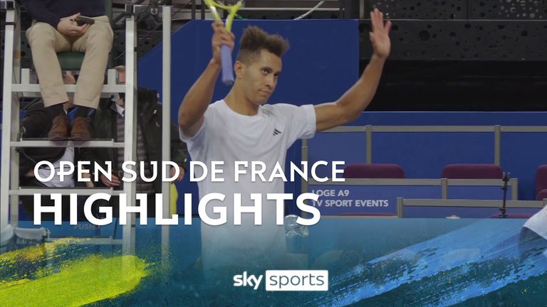 The best of the action from Michael Mmoh&#39;s against Benjamin Bonzi at the Open Sud de France.