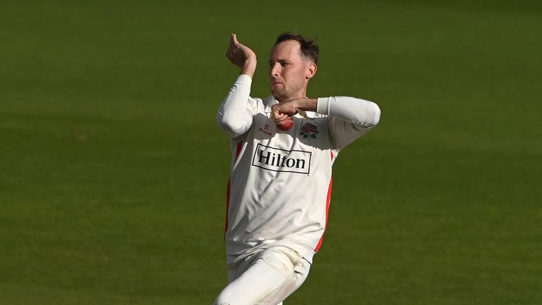 Tom Hartley plays cricket for Lancashire and has 40 first-class wickets