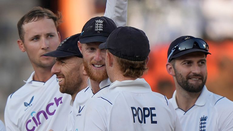 England's Tom Hartley (Associated Press)