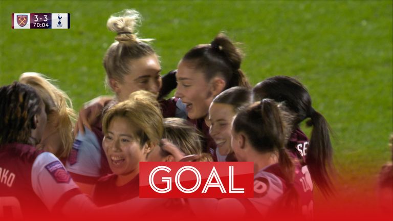 Amber Tysiak goal against Tottenham.