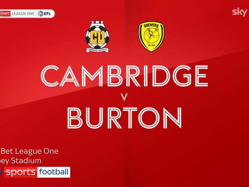 Highlights of the Sky Bet League One match between Cambridge and Burton