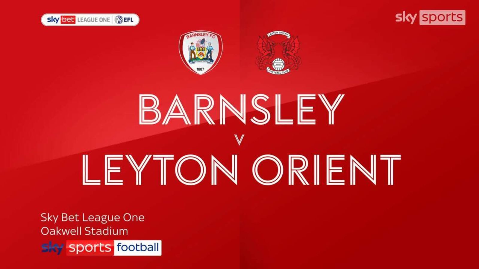 Barnsley 2 1 Leyton Orient League One Highlights Football News Sky Sports 5416