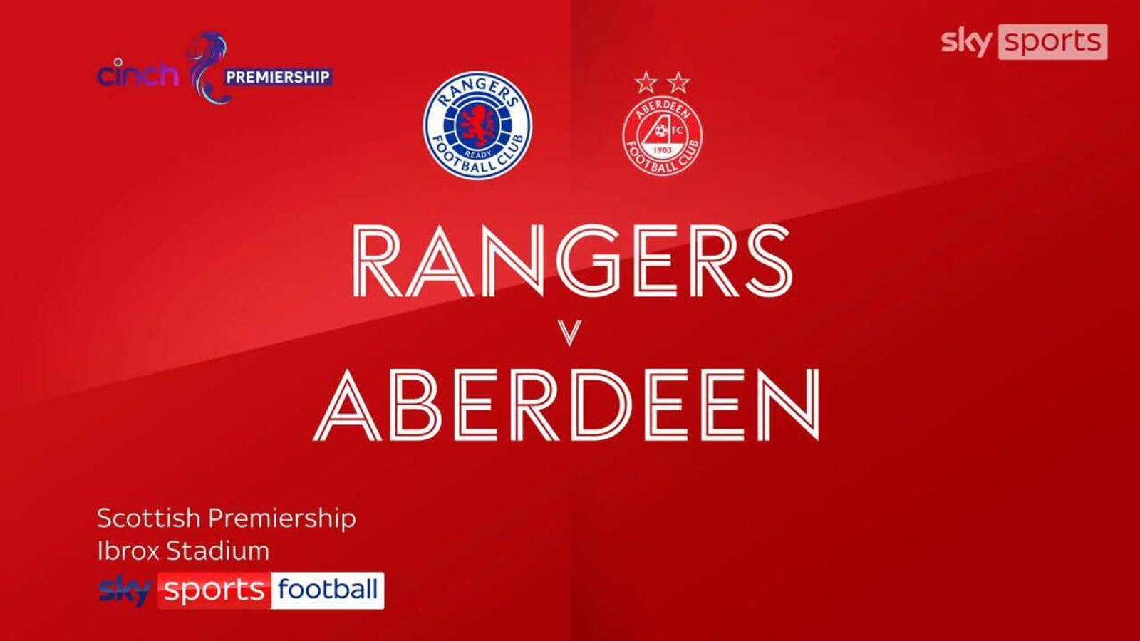 Rangers 2-1 Aberdeen: Hosts move level on points with Celtic as Neil ...