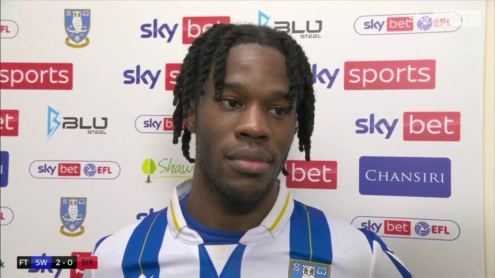 Sheffield Wednesday forward Ike Ugbo was delighted to score a brace against  Birmingham City in their 2-0 win, boosting their hopes of avoiding  relegation from the Championship.