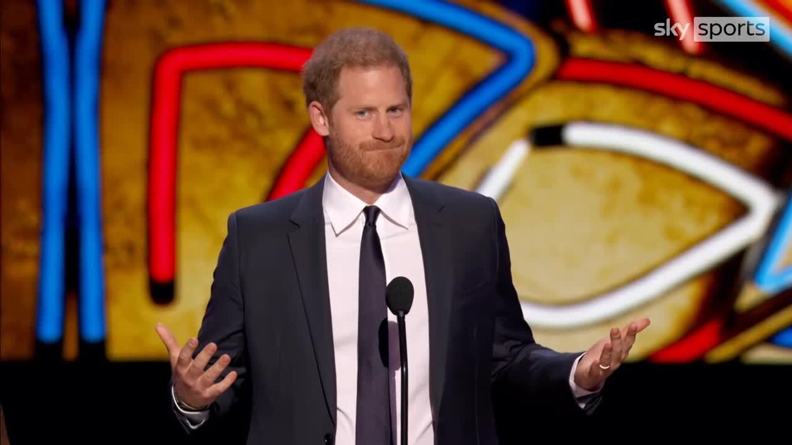 Prince Harry steals the show at NFL awards 'You stole rugby from us