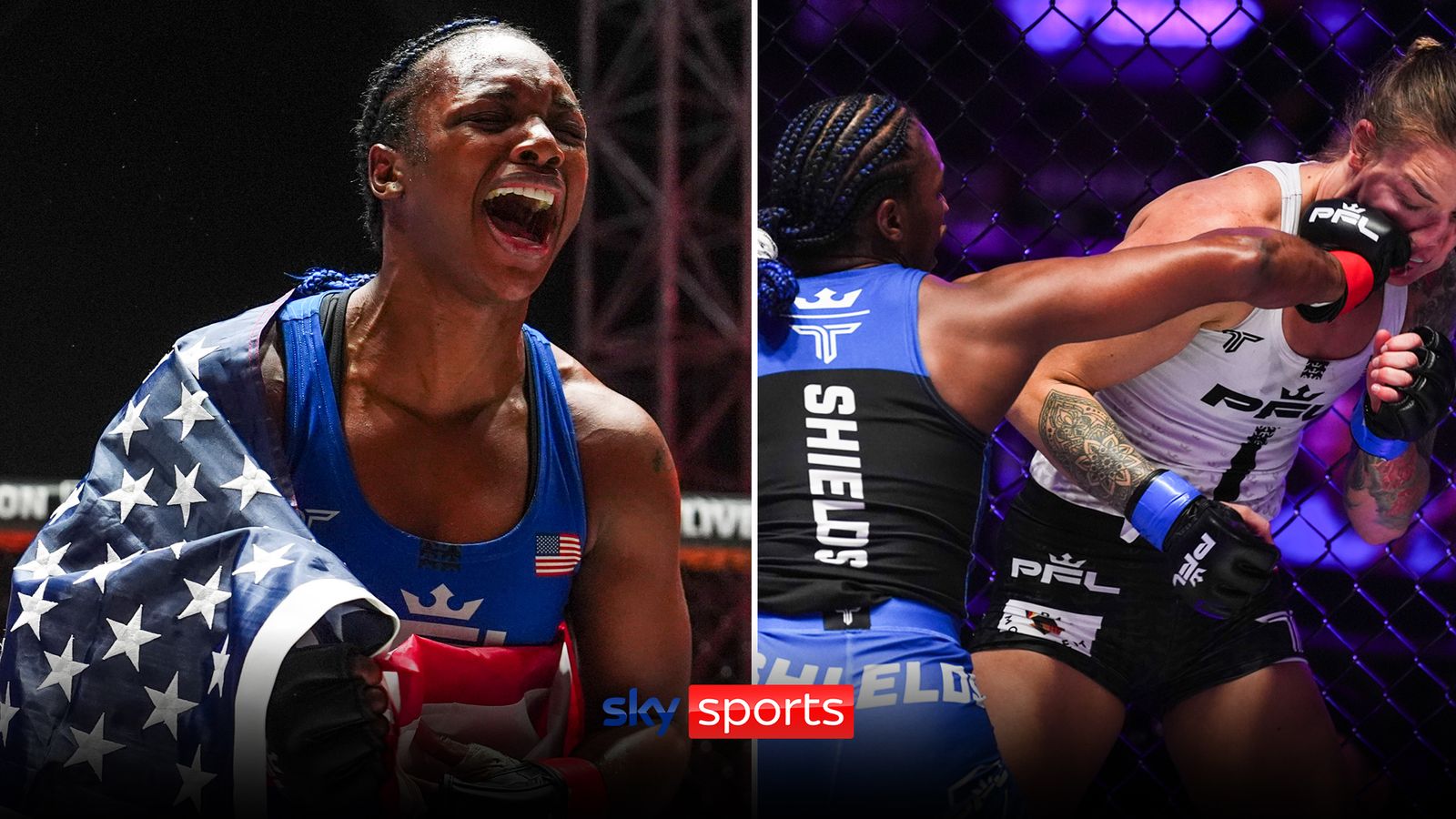 Claressa Shields survives brutal armbar to win historic MMA fight | WWE ...