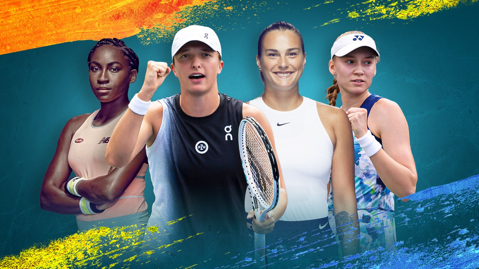 Iga Swiatek, Aryna Sabalenka, Coco Gauff y Elena Rybakina se enfrentan por el título en el Campeonato de Tenis Duty Free de Dubai  Noticias de tenis