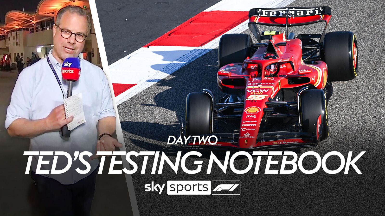 Ted Kravitz's Testing Notebook Focus on Ferrari F1 News Sky Sports