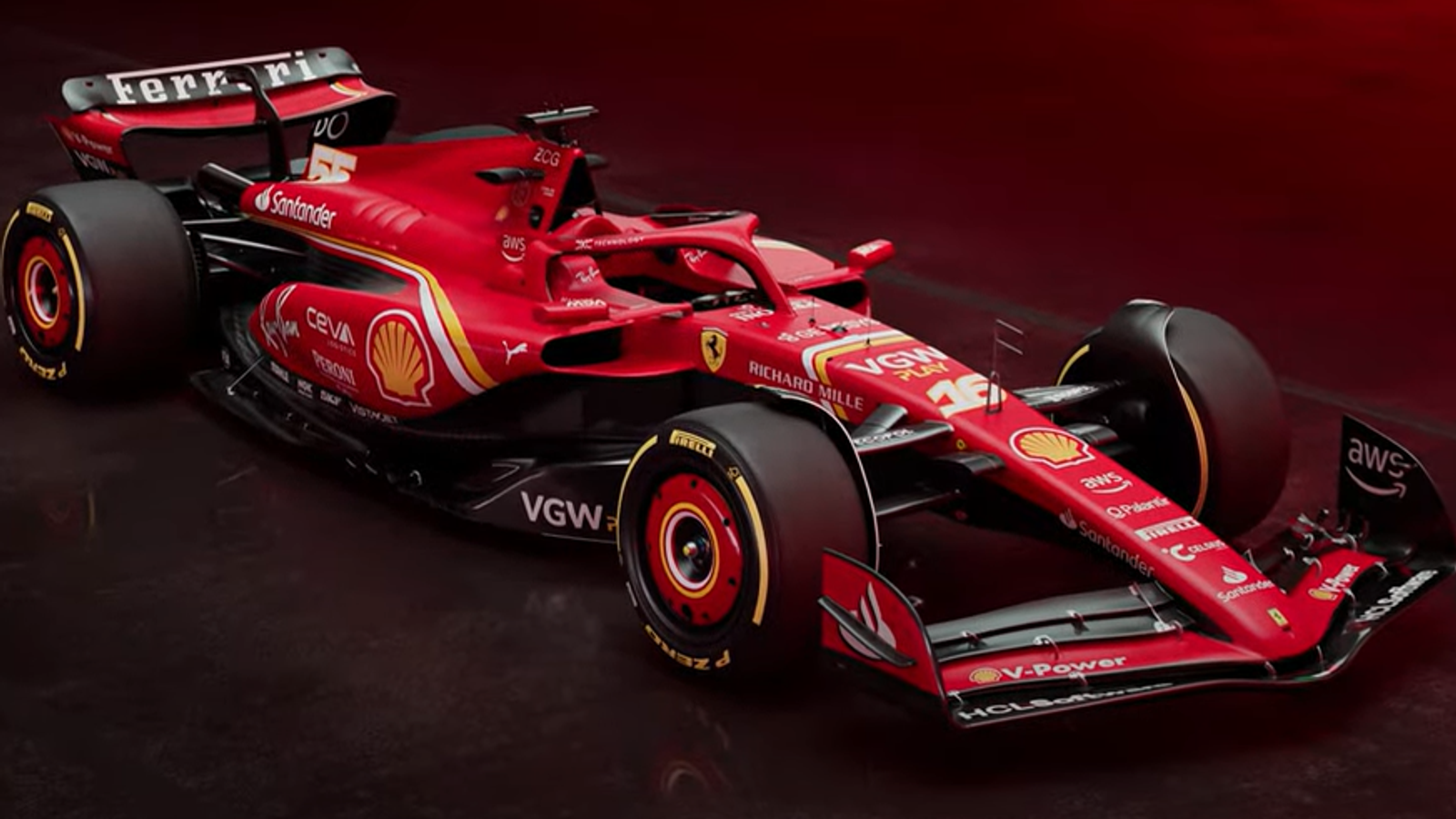 Ferrari reveal striking new 2024 Formula 1 car, the SF24, as they aim