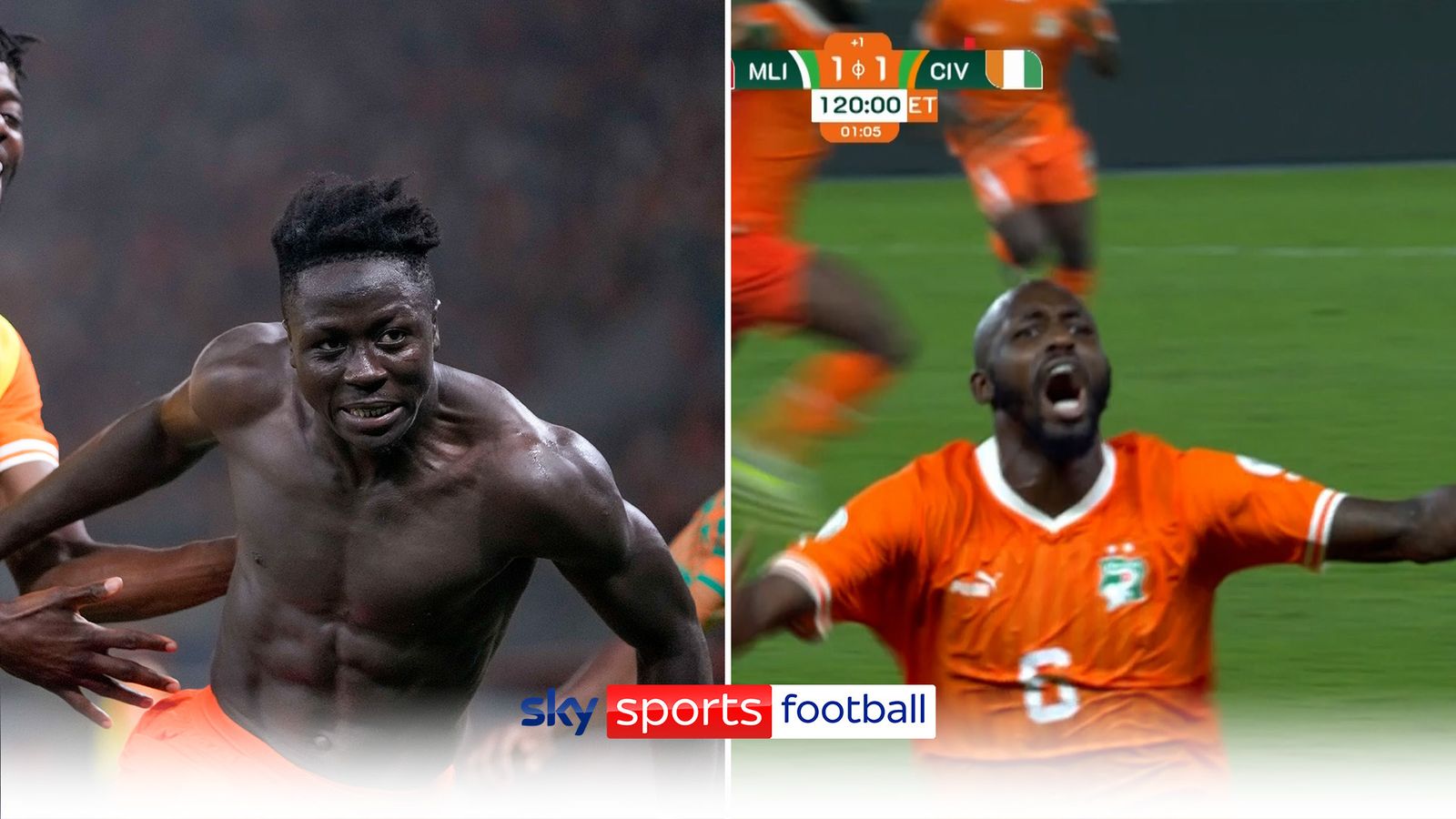 Pandemonium as Ivory Coast score last-minute winner in extra time! – Sky Sports