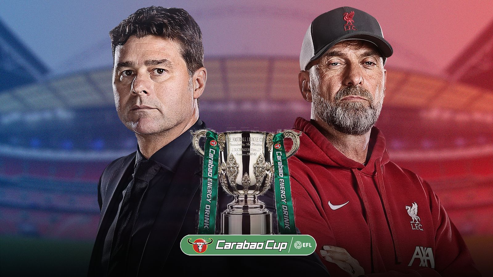 Carabao Cup final Jurgen Klopp and Mauricio Pochettino come full