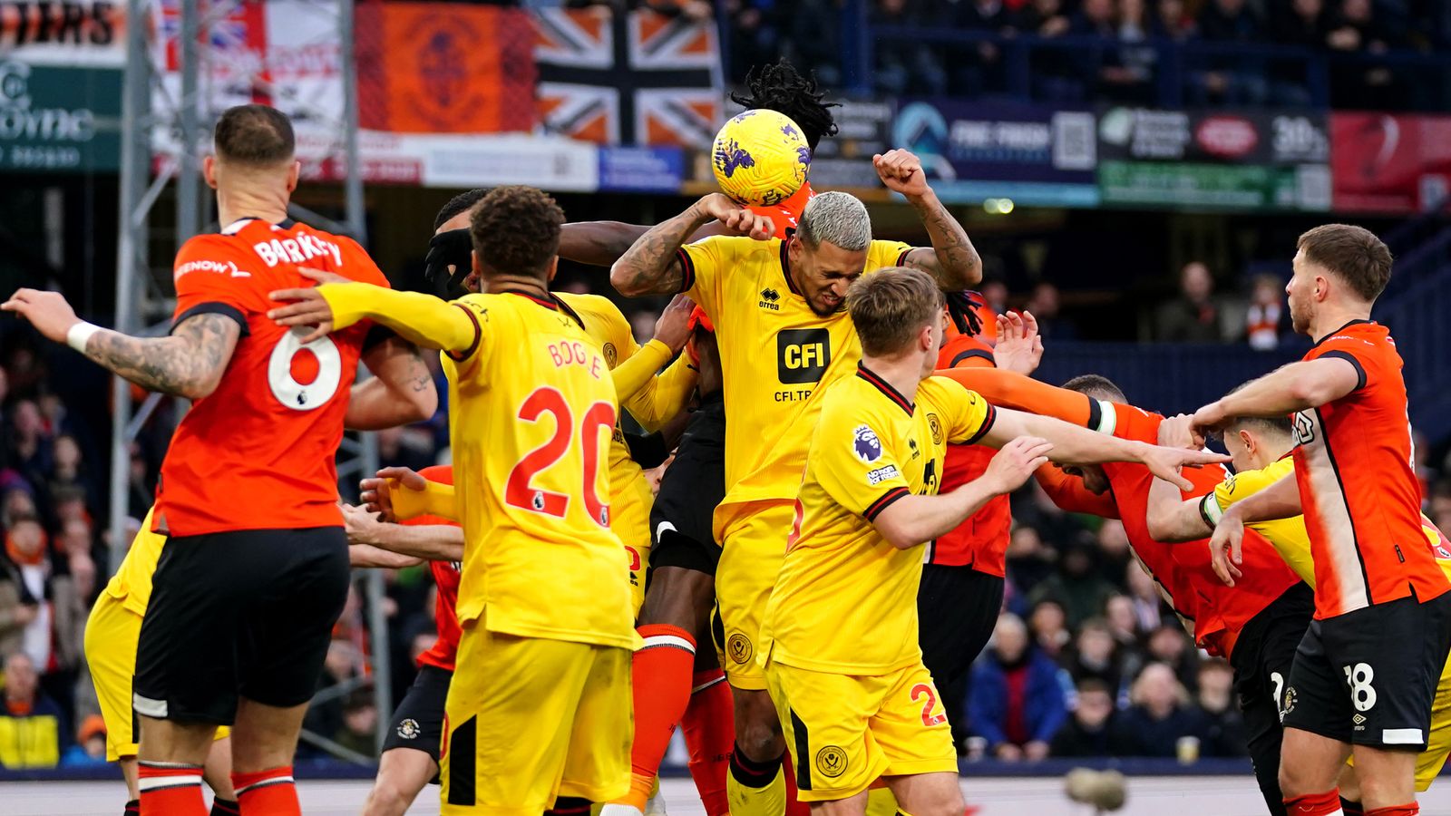 Ref Watch: Handball confusion at Luton vs Sheffield Utd plus Dermot Gallagher on blue cards | Football News