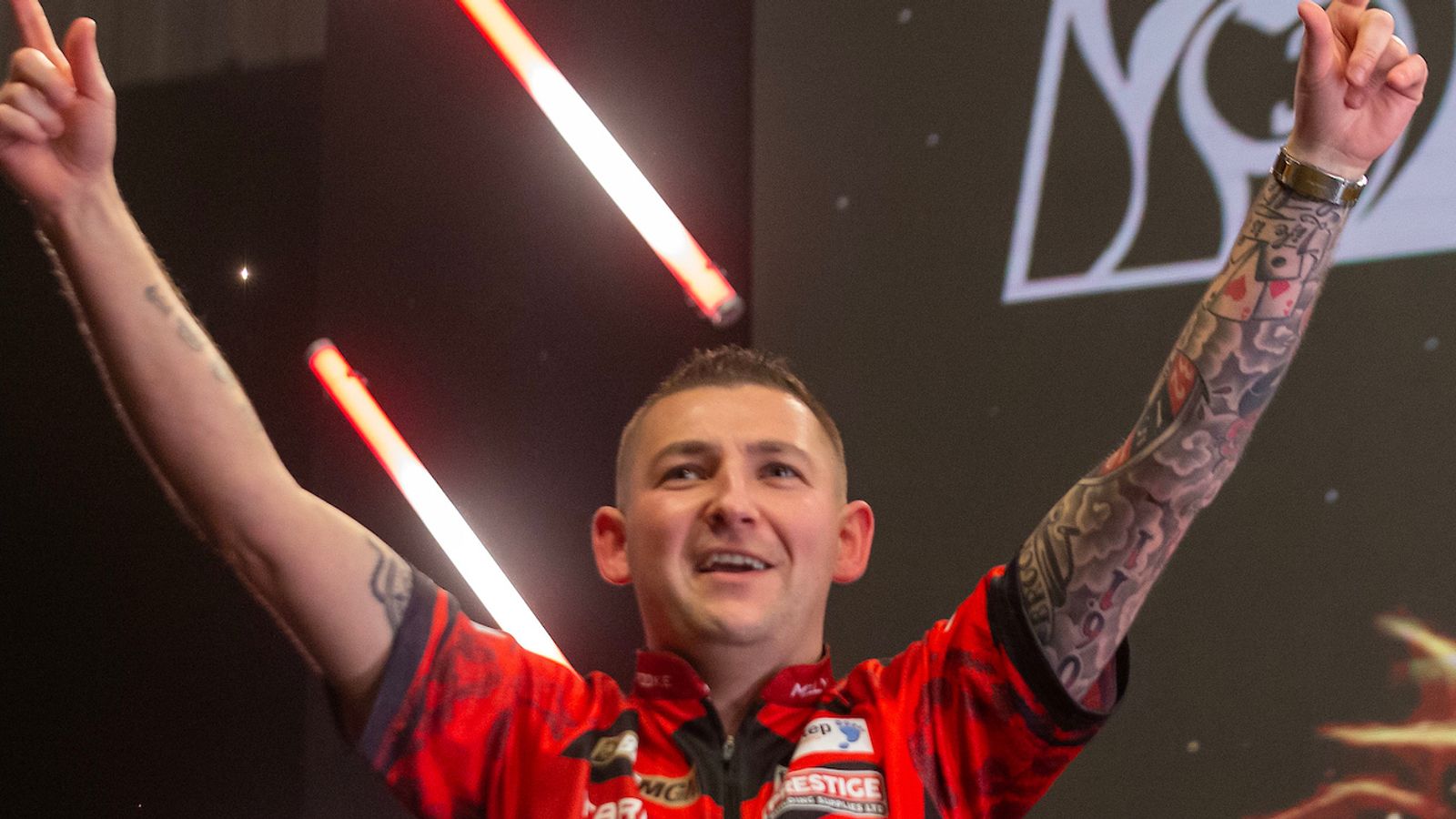 Premier League Darts Exeter: Nathan Aspinall puts in dominant display against Rob Cross to claim first nightly win