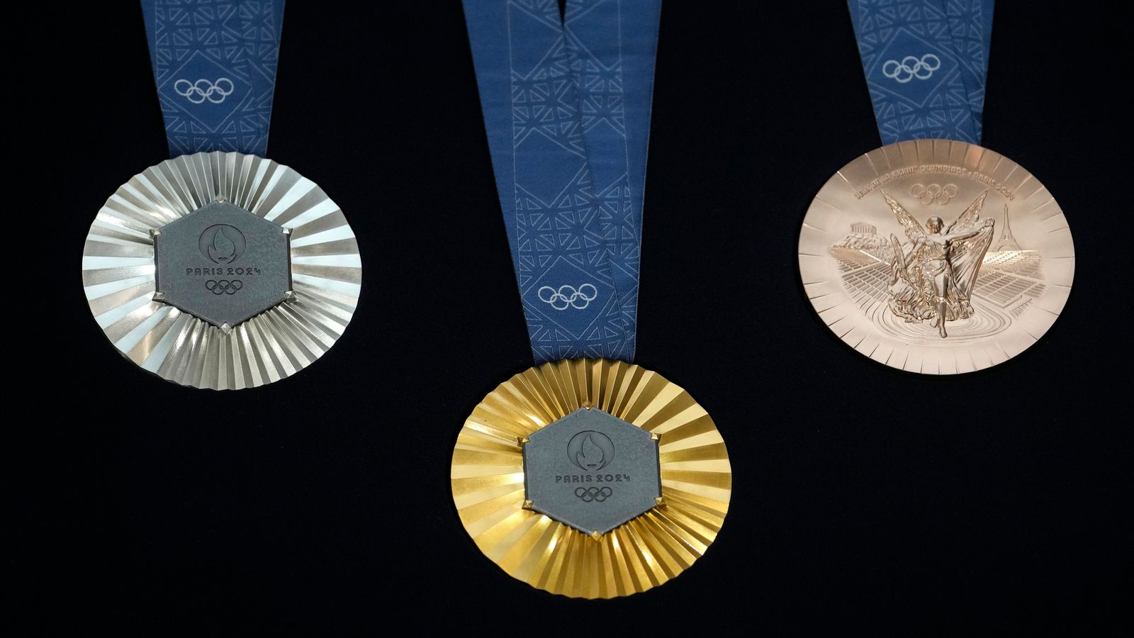 Olympic medals for Paris 2024 revealed - incorporating pieces of ...