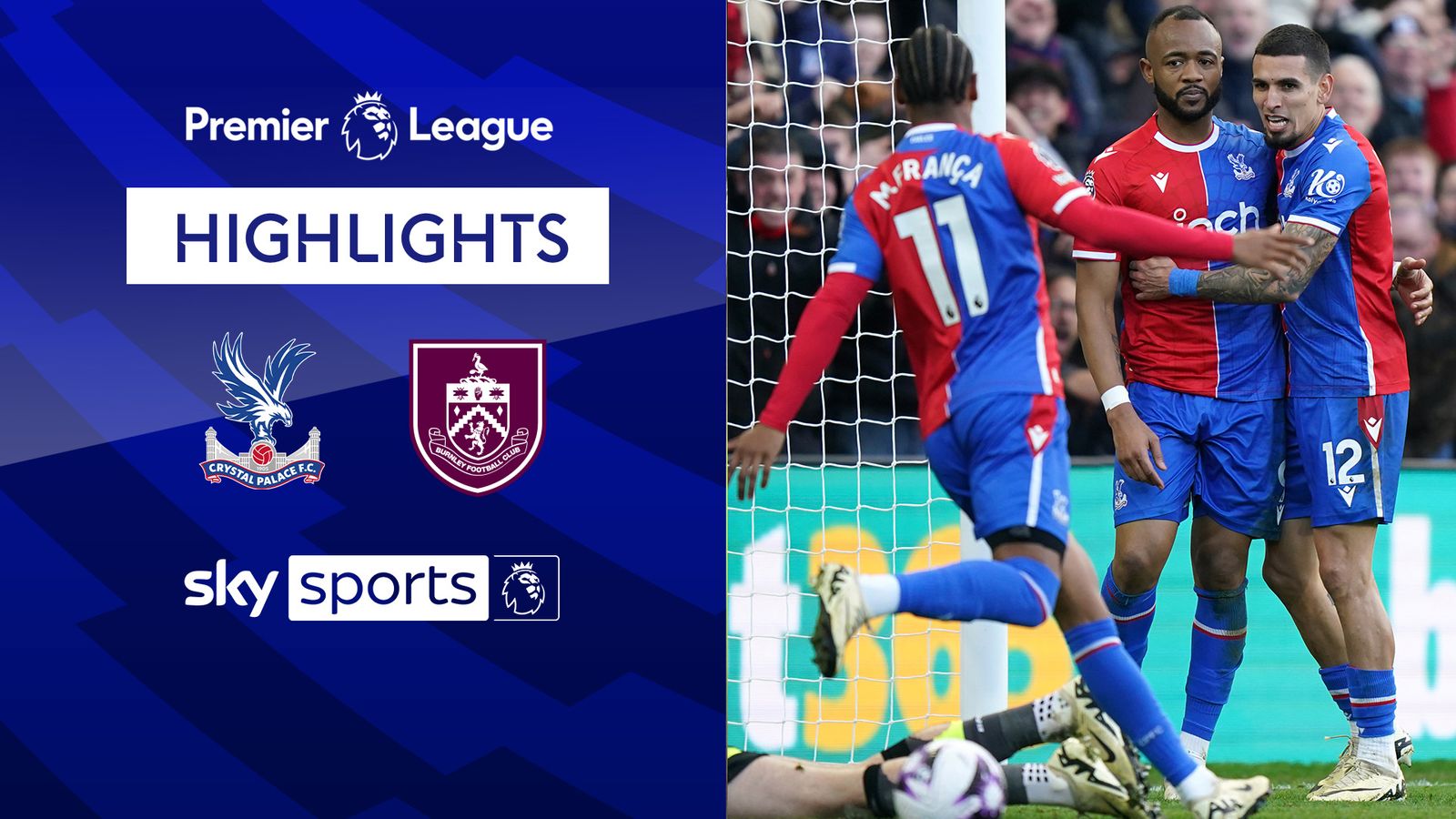 Crystal Palace 3-0 Burnley | Premier League highlights | Football News ...