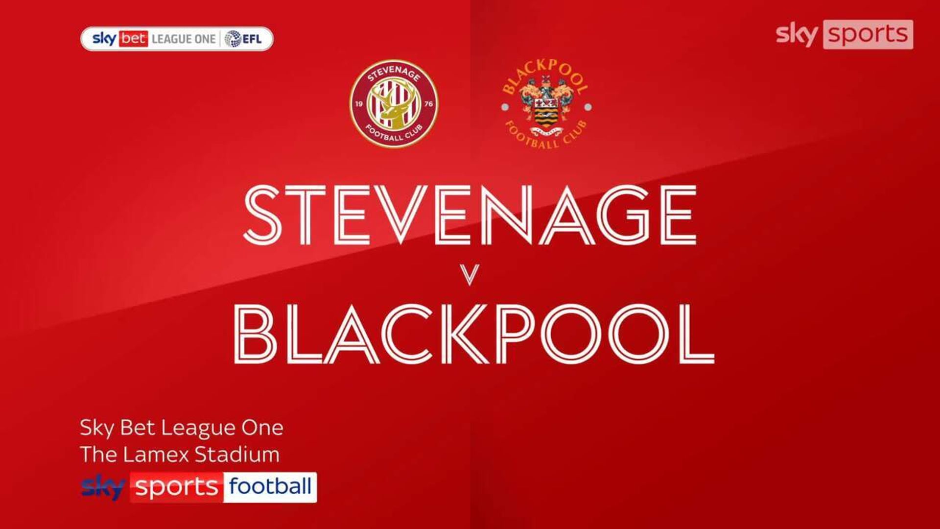 Stevenage 1-0 Blackpool