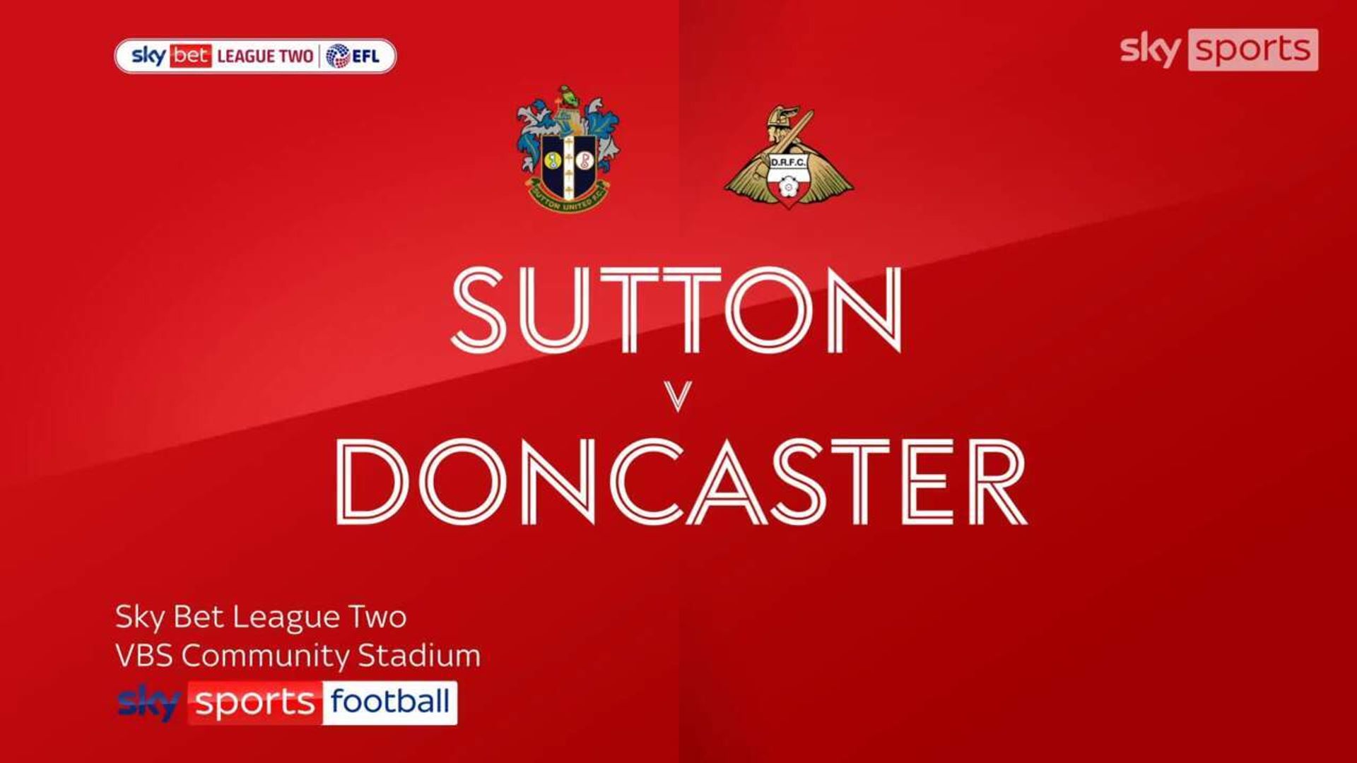 Sutton 1-1 Doncaster