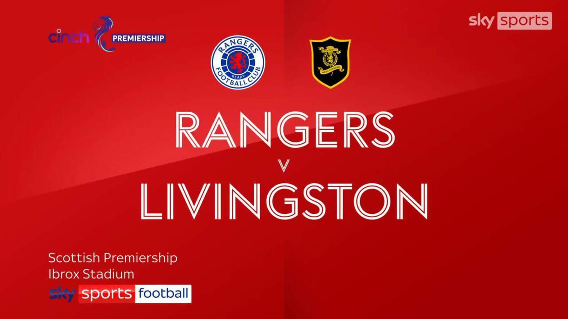 Rangers 3-0 Livingston
