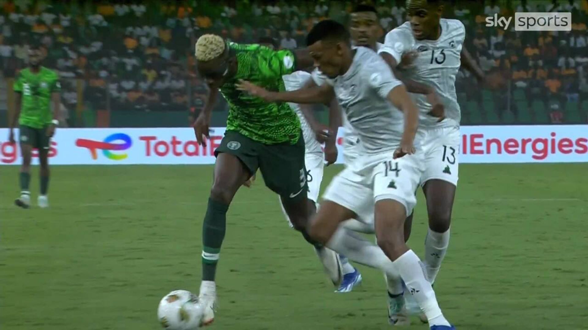 Osimhen wins Nigeria penalty as Super Eagles take crucial lead in AFCON semi