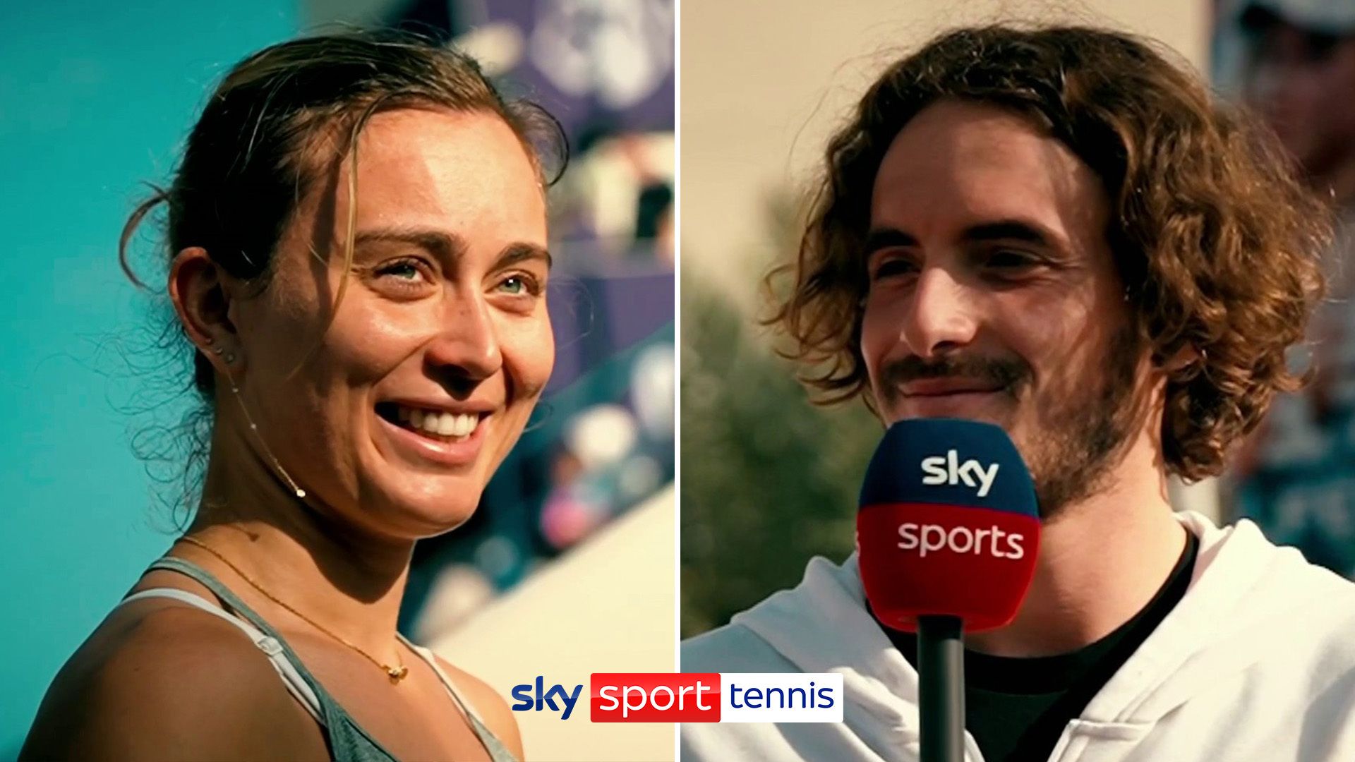 Who said 'I love you' first? | Badosa and Tsitsipas reveal all on Valentine's Day