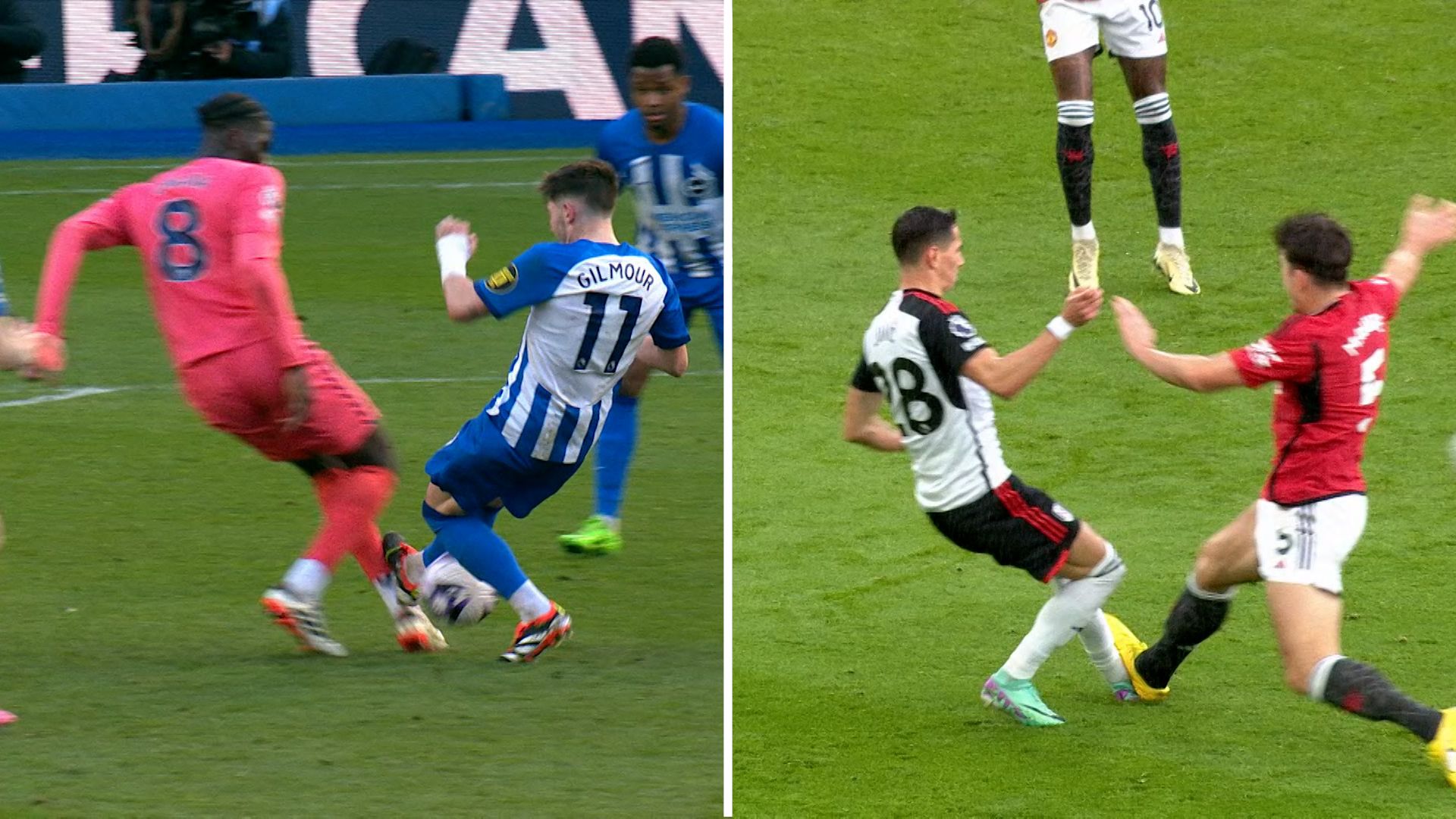 Gilmour's red vs Maguire's yellow - Was there a difference?