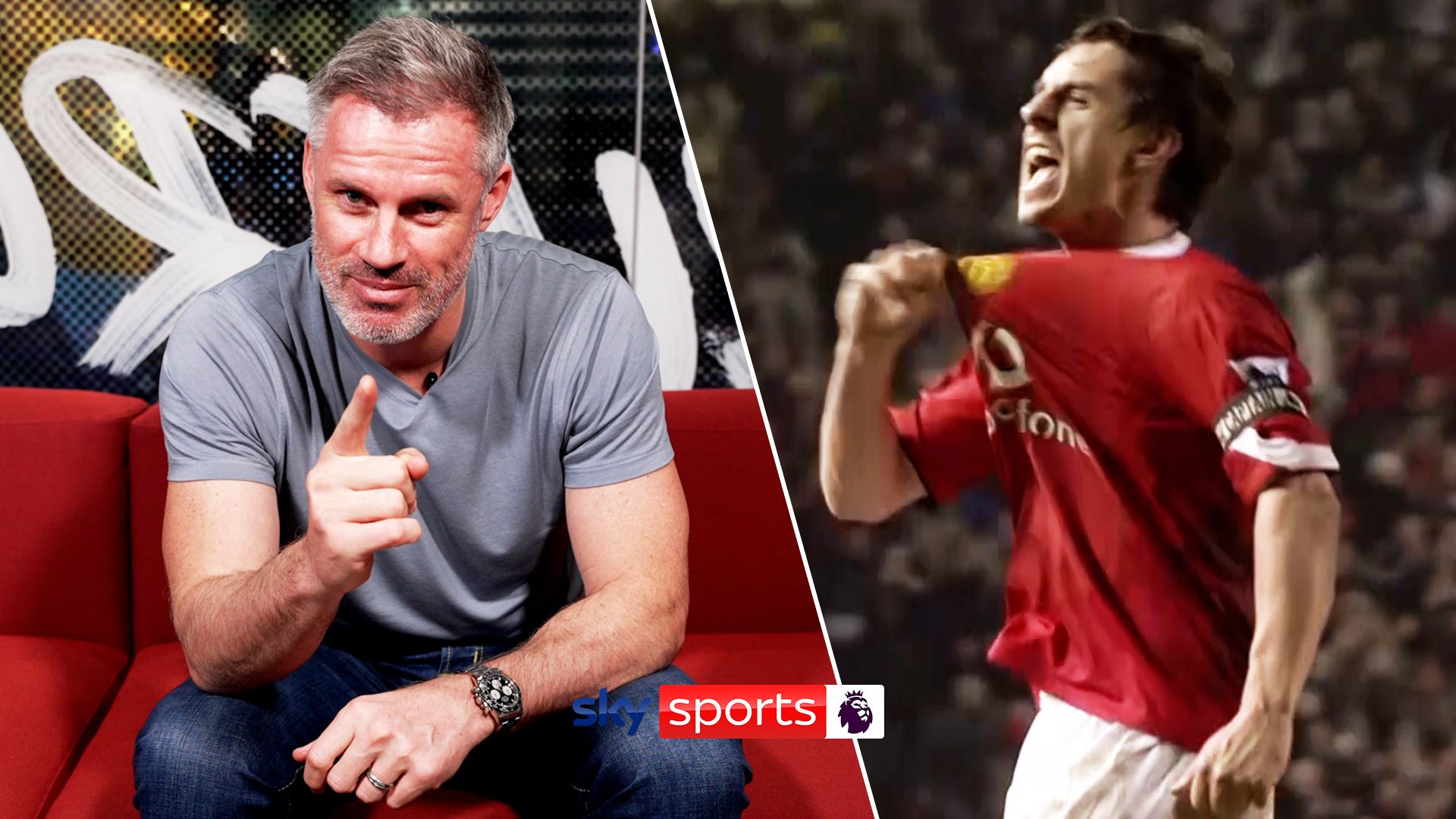 Carra reacts to PL's biggest 'over celebrations'... ft. Nev, Adebayor & Klopp!