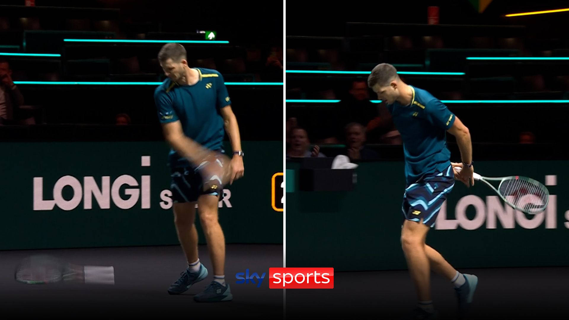 'Hurkacz cracks, the racket goes!' | Frustrations rise in Rotterdam