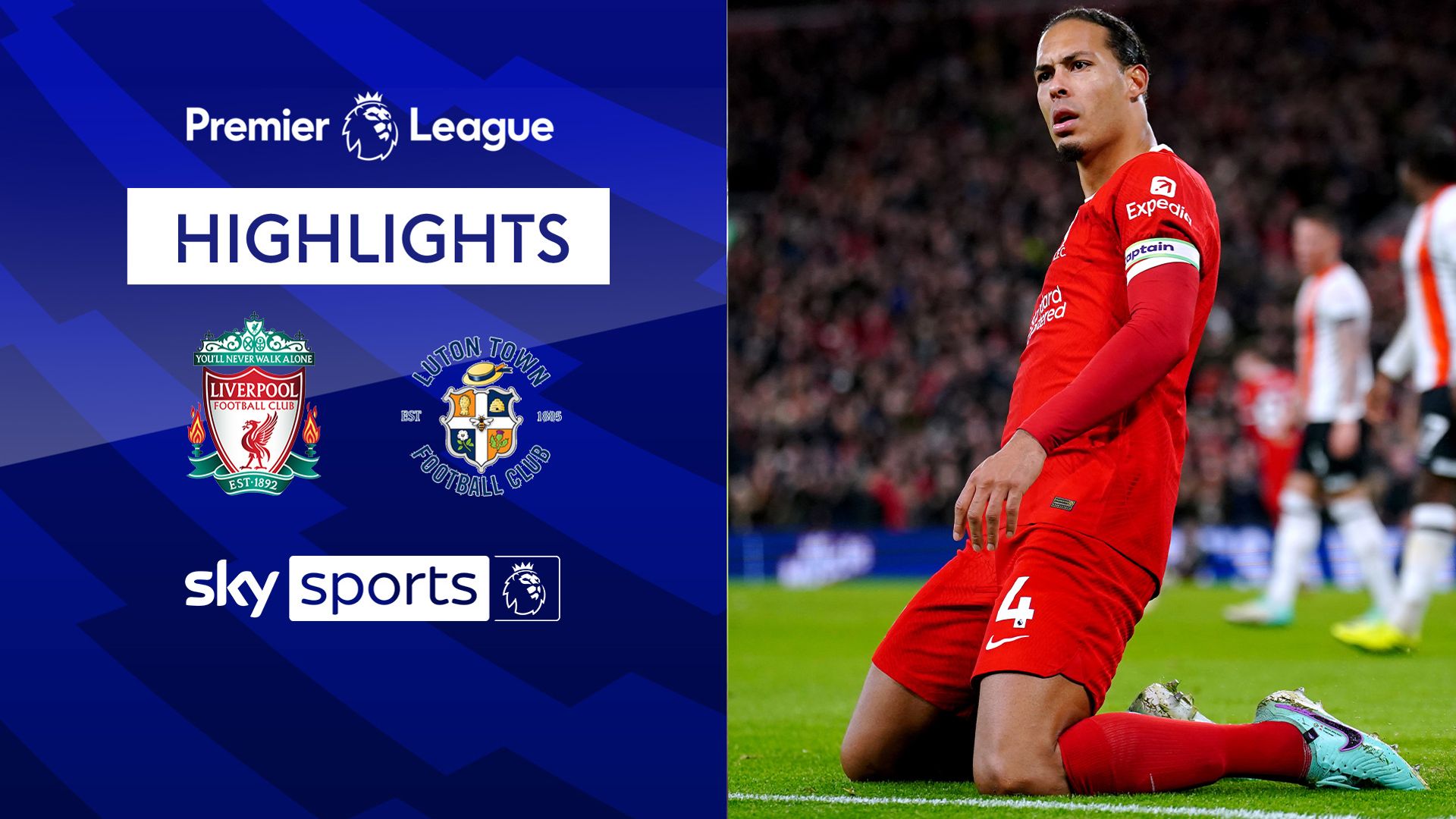 Liverpool go four clear with comeback Luton win